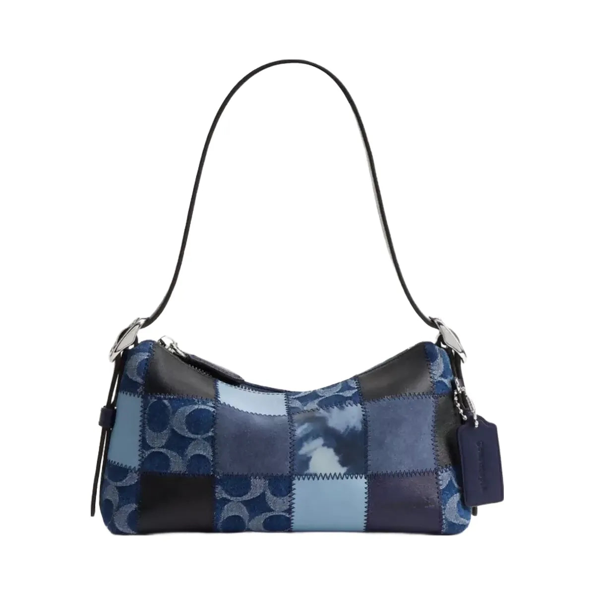Coach Alter/Ego Small Slouchy Shoulder Bag in Denim Sig Multi