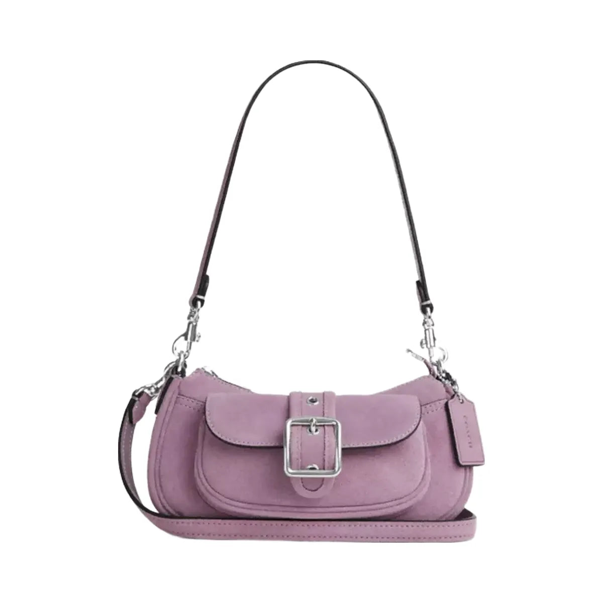 Coach Ashton Mini Shoulder Bag in Silver Light Violet