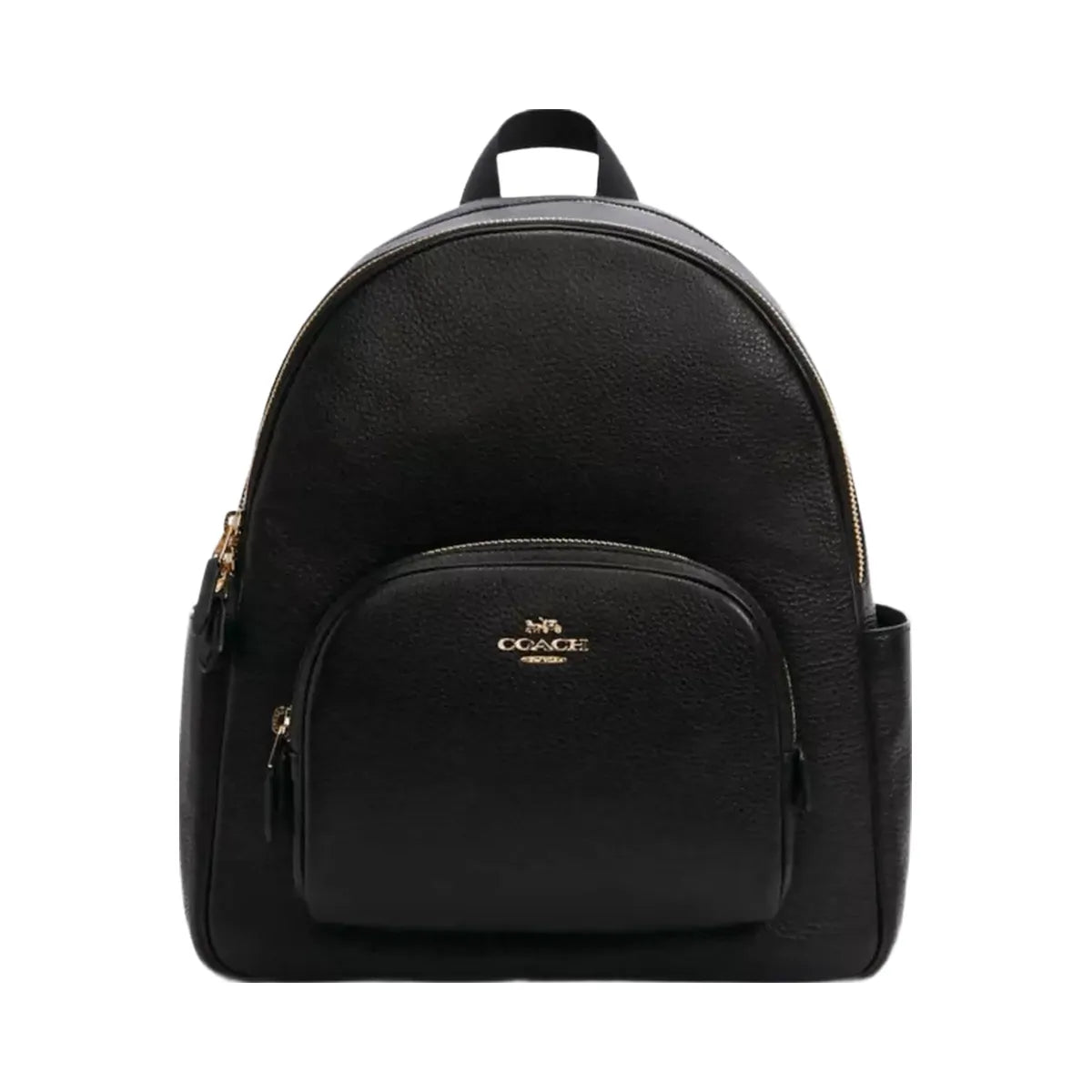 Coach Court Backpack in Gold Black
