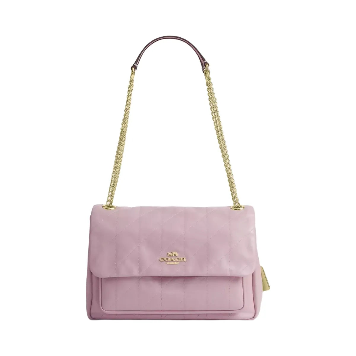 Coach Elodie Crossbody Bag With Quilting in Gold Carnation