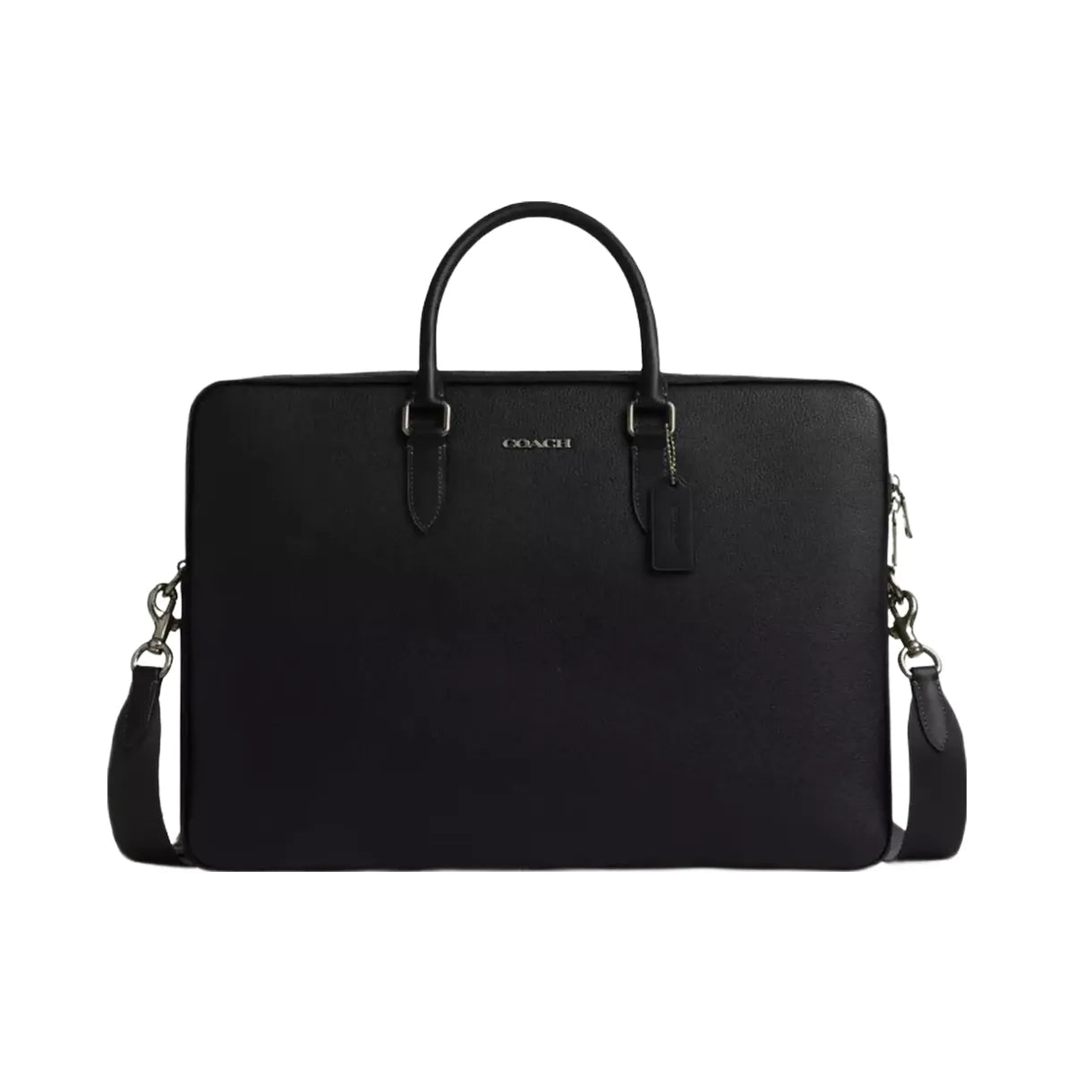 Coach Ethan Large Brief in Gunmetal Black