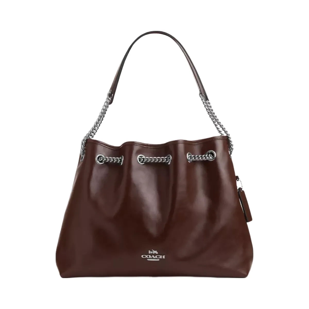 Coach Evelyn Shoulder Bag in Silver Maple