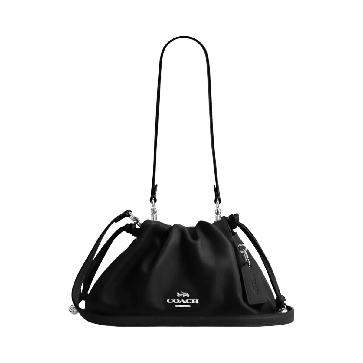 Coach Faye Shoulder Bag in Silver Black