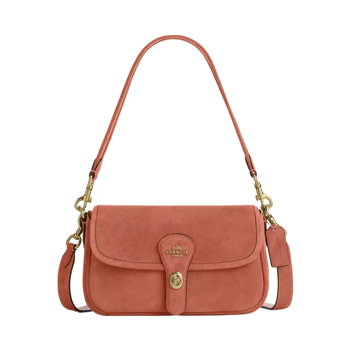 Coach Hadley Shoulder Bag in Gold Clay