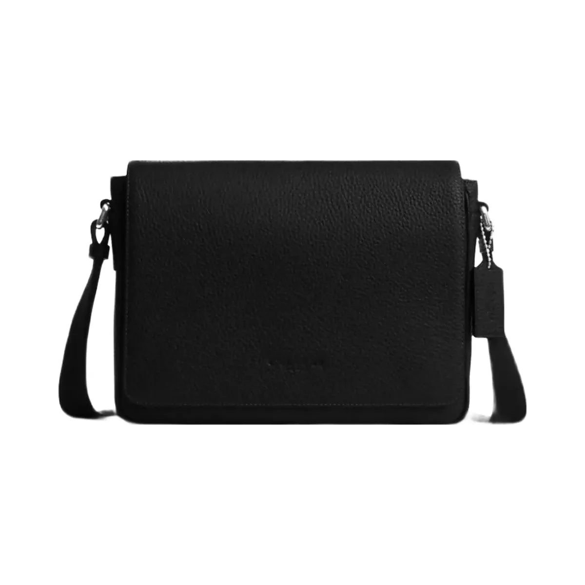 Coach Jack Messenger Bag in Silver Black