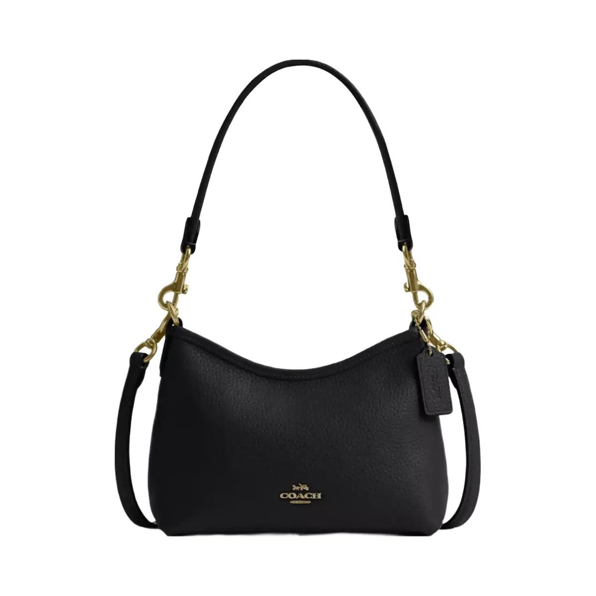 Coach Laurel Small Shoulder Bag in Gold Black