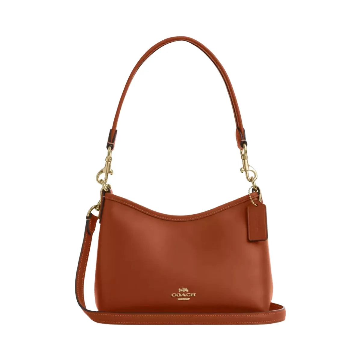 Coach Laurel Small Shoulder Bag in Gold Tan