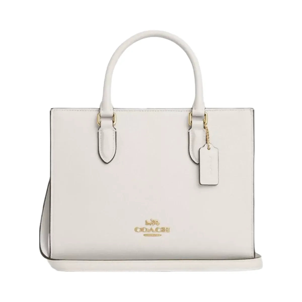 Coach Maggie Small Tote Bag in Gold Chalk