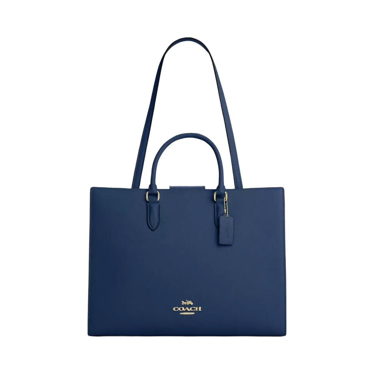 Coach Maggie Tote Bag in Gold Deep Blue