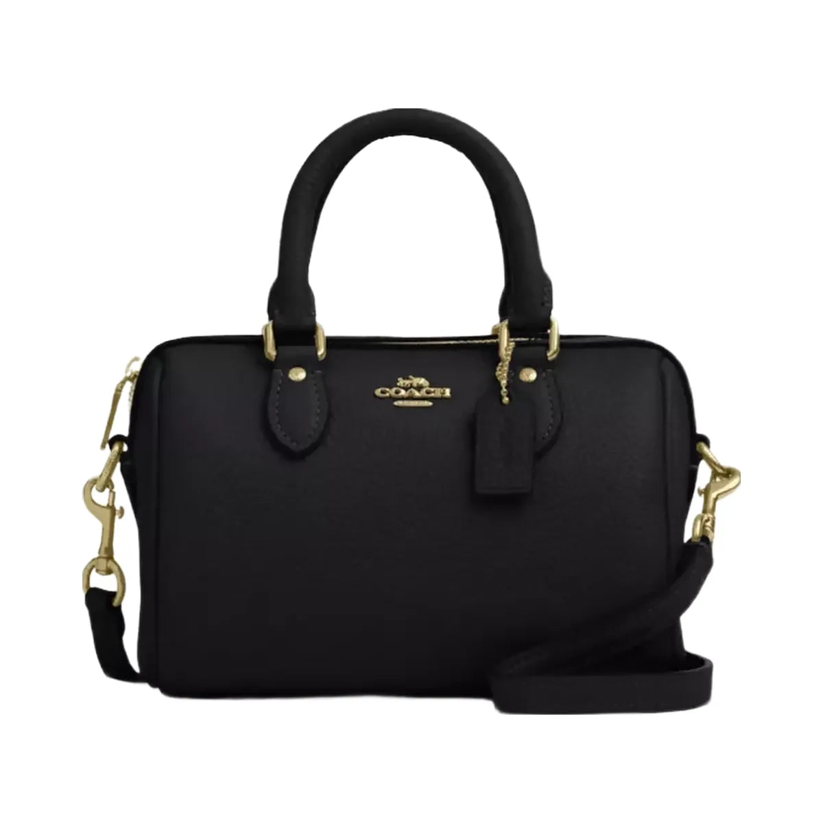 Coach Mini Rowan Crossbody Bag in Gold Black