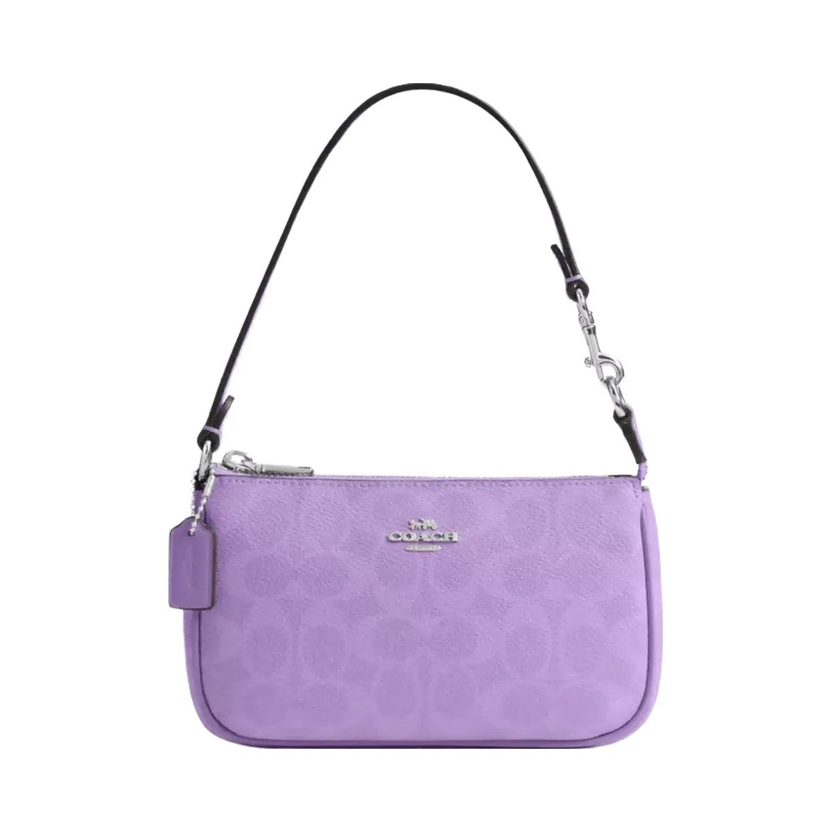 Coach Nolita 19 In Signature Canvas in Silver Iris