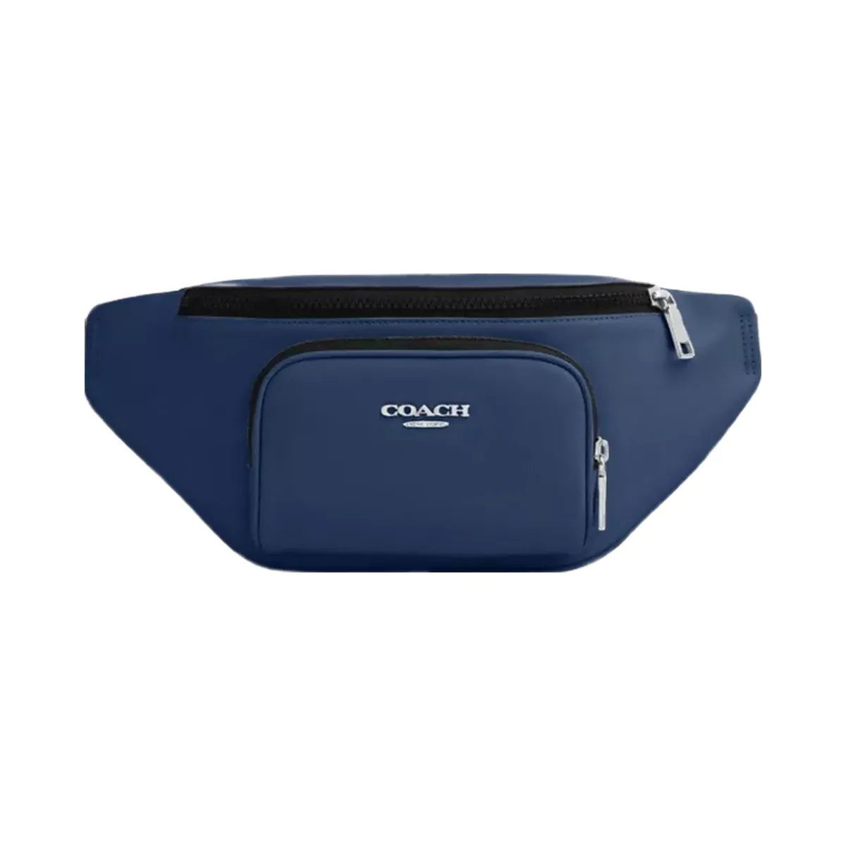 Coach Racer Small Belt Bag in Silver Deep Blue