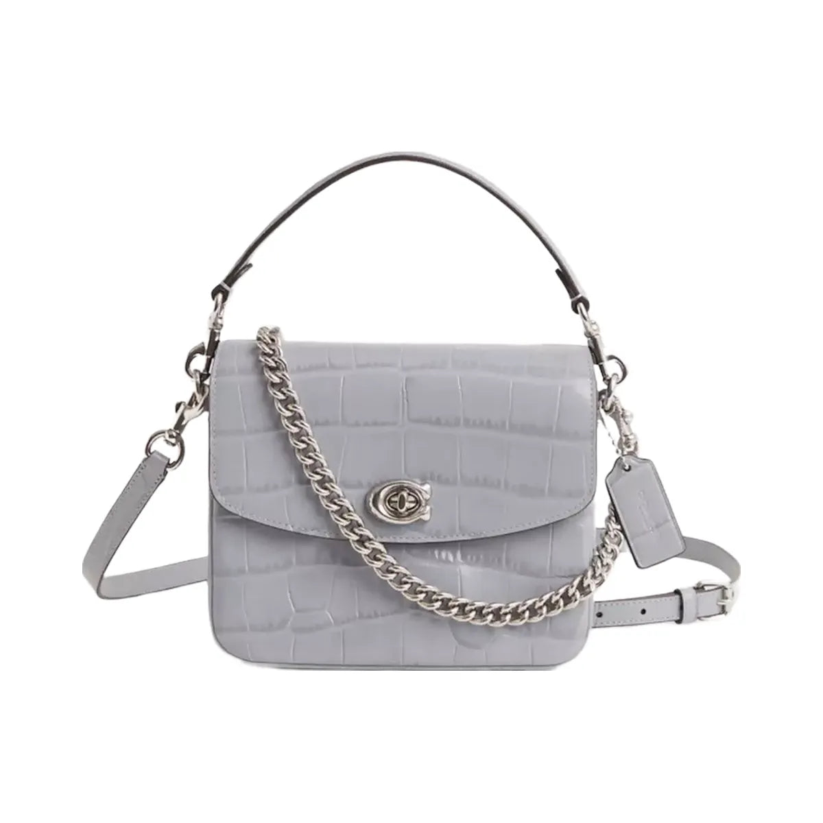 Coach Restored Cassie Crossbody Bag 19 in Silver Grey Blue