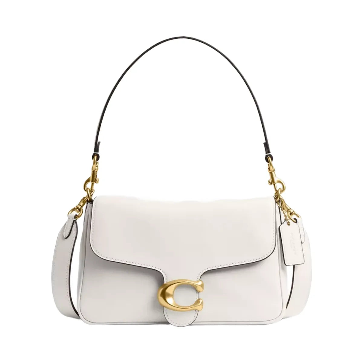 Coach Soft Tabby Shoulder Bag in Brass Chalk