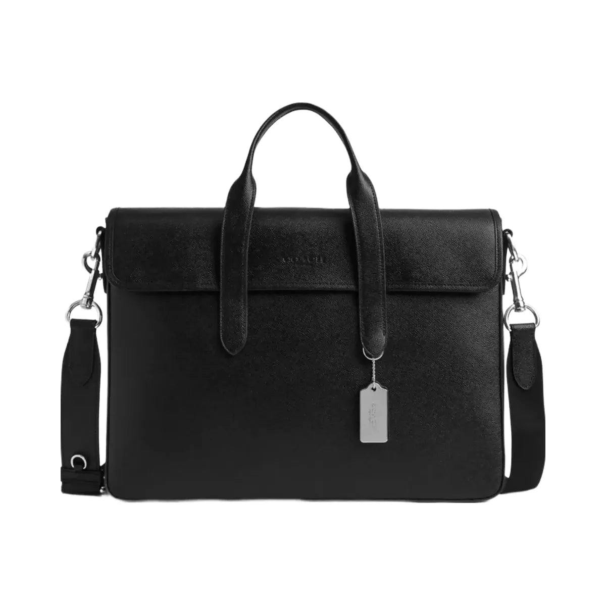 Coach Sullivan Portfolio Brief in Silver Black