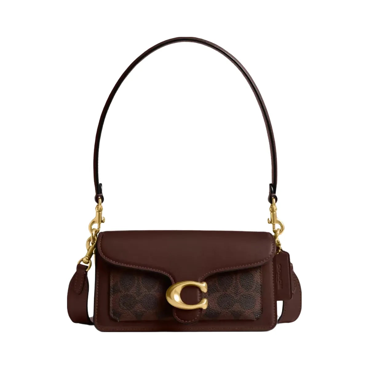 Coach Tabby Shoulder Bag 20 In Signature Canvas in Brass Maple