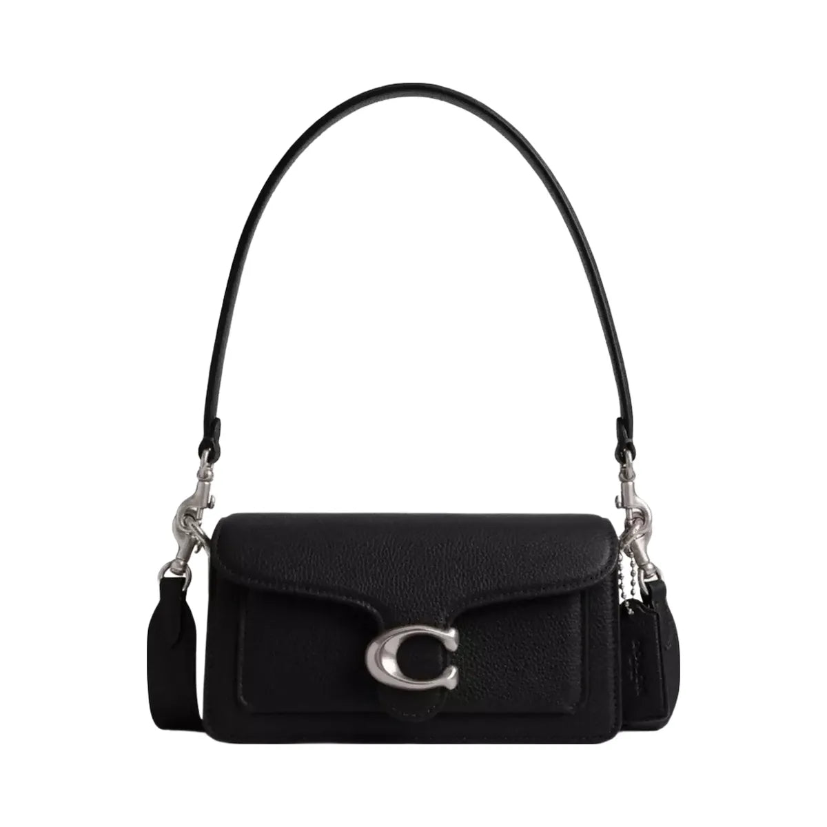 Coach Tabby Shoulder Bag 20 in Silver Black