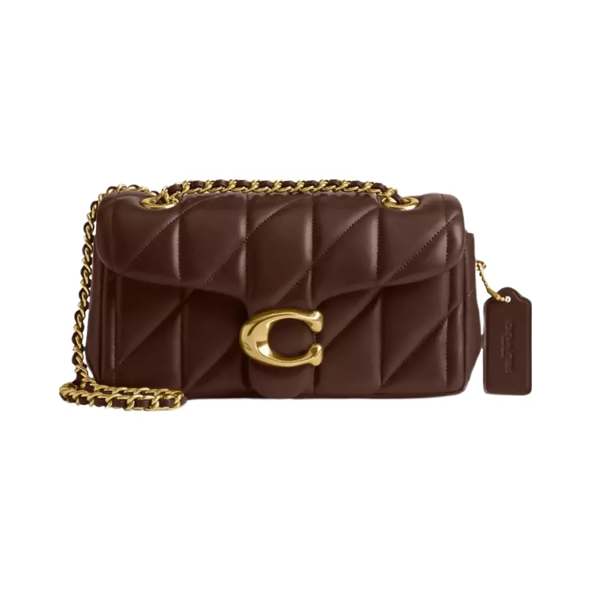Coach Tabby Shoulder Bag 20 With Pillow Quilting in Brass Maple