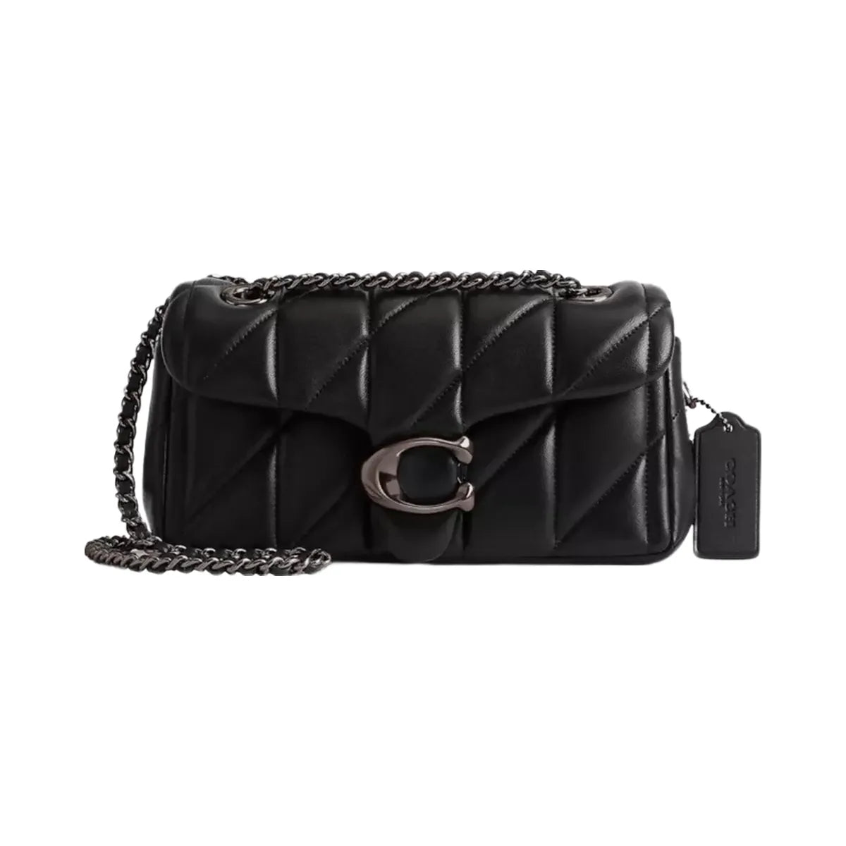 Coach Tabby Shoulder Bag 20 With Pillow Quilting in Pewter Black