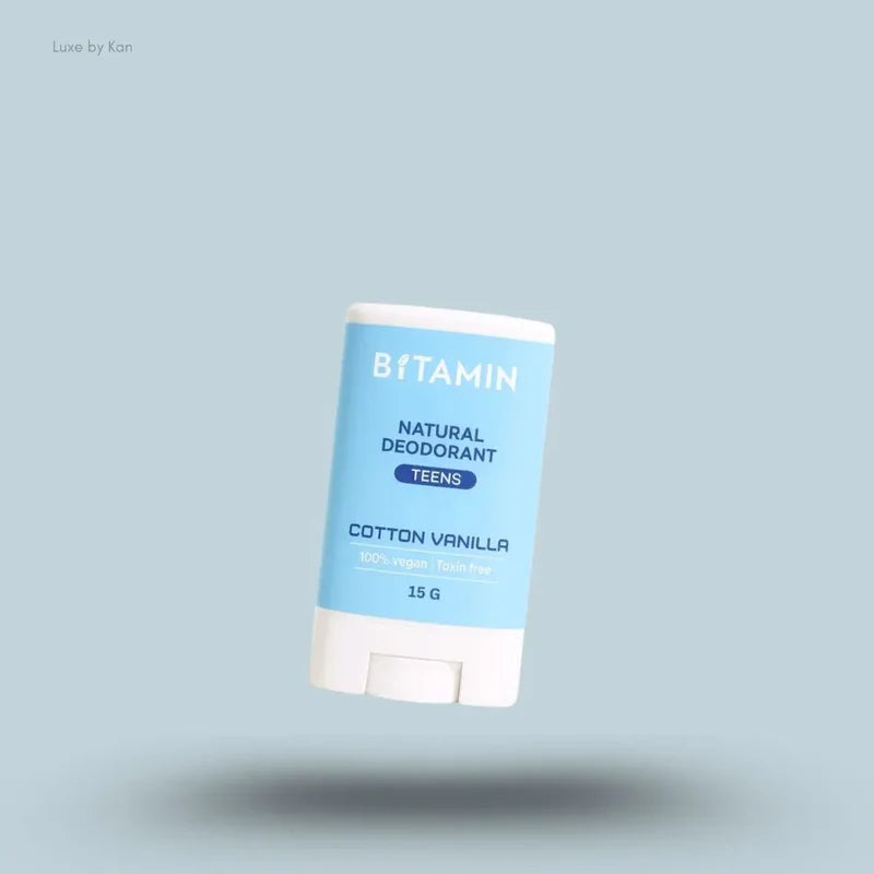 BITAMIN Cotton Vanilla Teens Natural Deodorant 15g