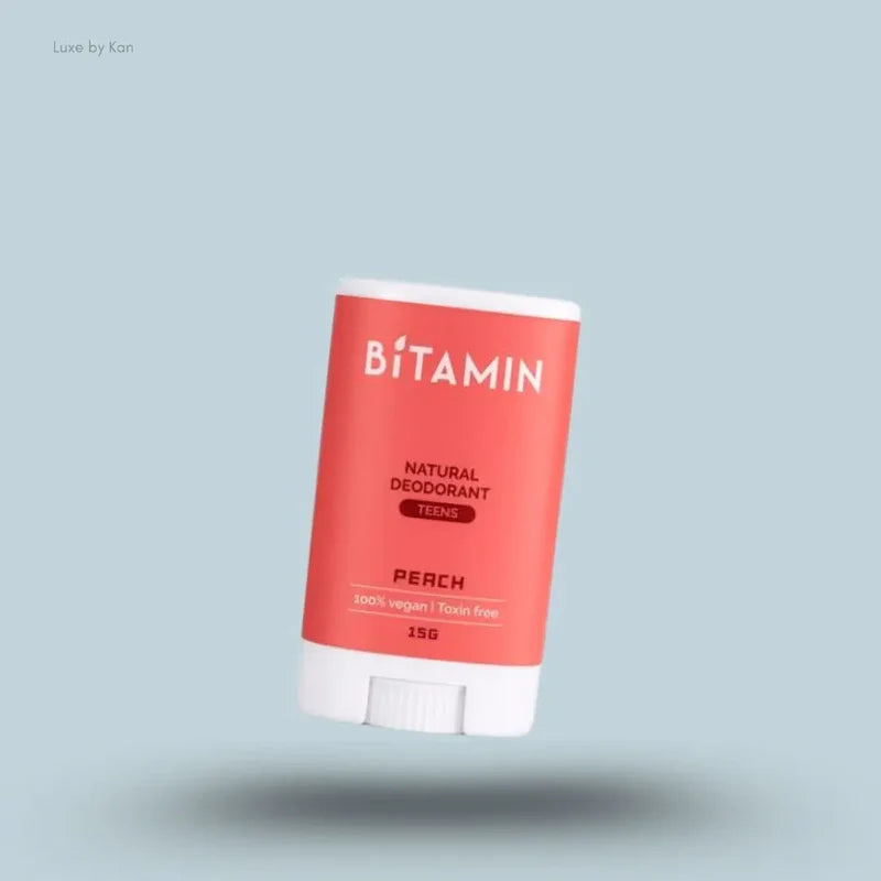 BITAMIN Peach Teens Natural Deodorant 15g