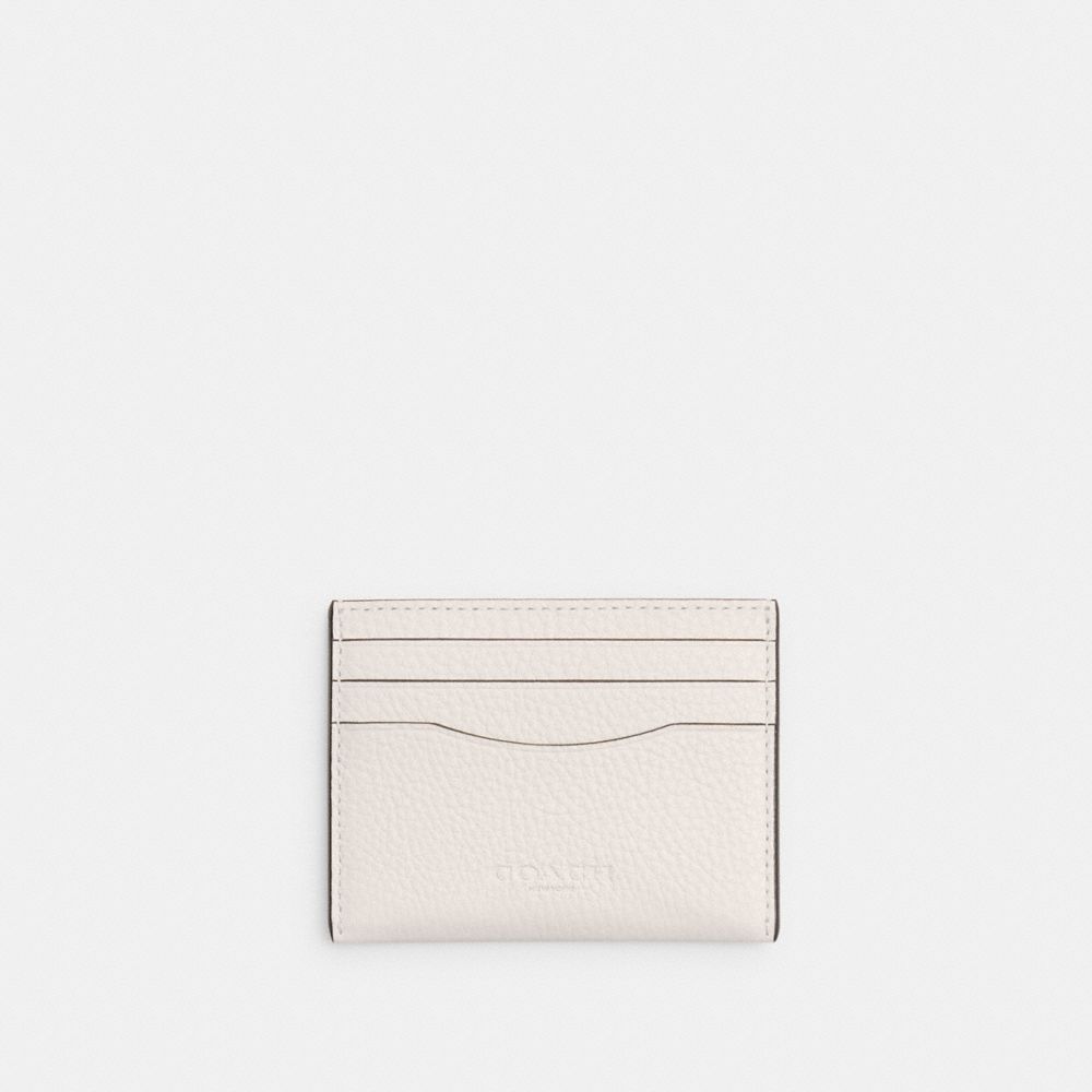 Coach Slim Id Card Case Chalk
