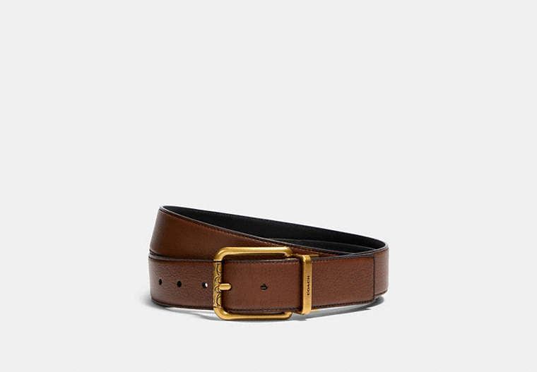 Square Roller Buckle Cut-To-Size Reversible Belt, 38 Mm