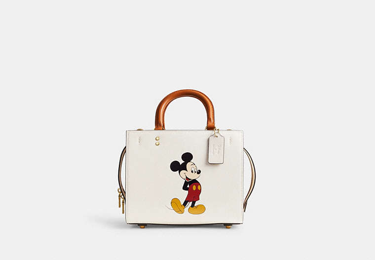 Disney X Coach Rogue Bag 25 With Mickey Mouse