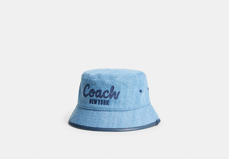 Coach 1941 Embroidered Denim Bucket Hat