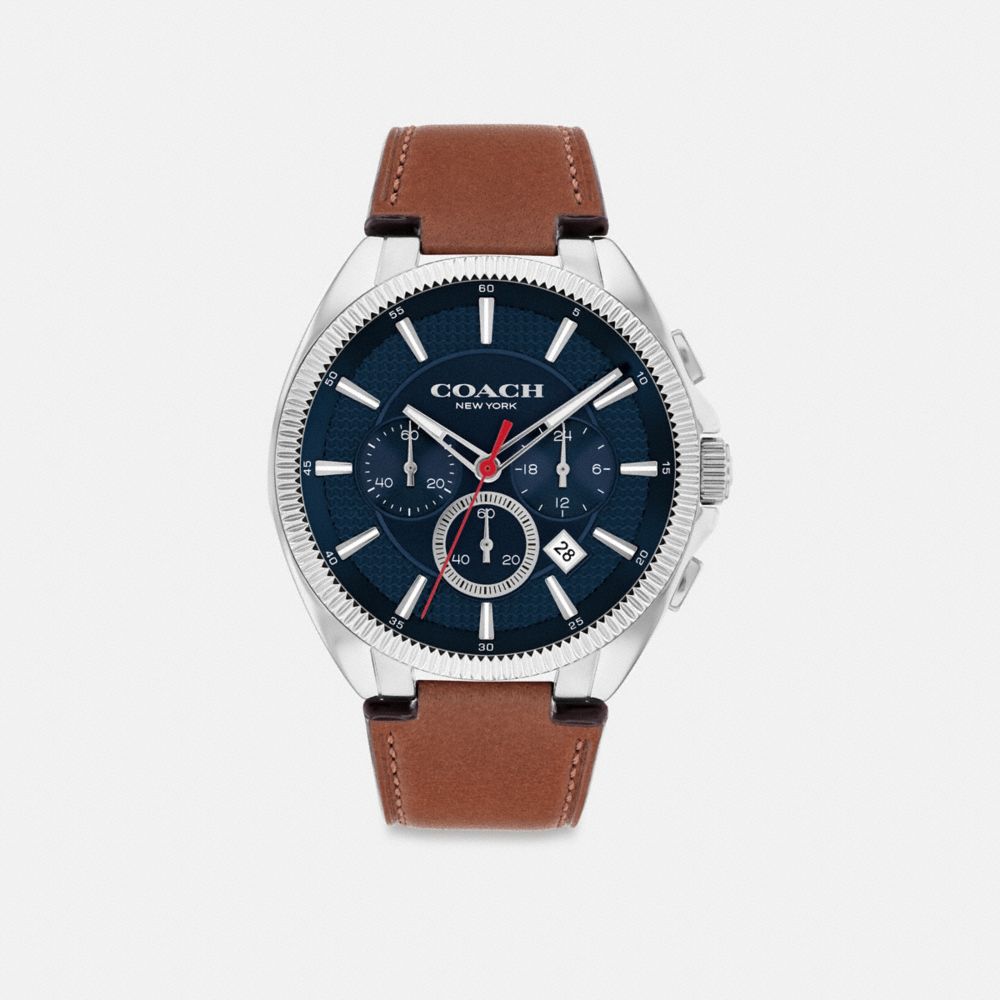 Coach Jackson Watch, 45 Mm Saddle