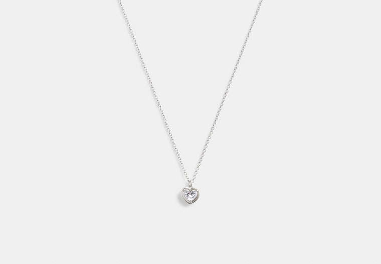 Halo Heart Pendant Necklace