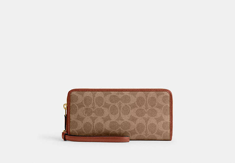 Essential Continental Wallet In Signature Canvas