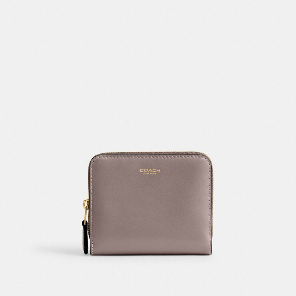 Coach New York Billfold Wallet Brass Ash