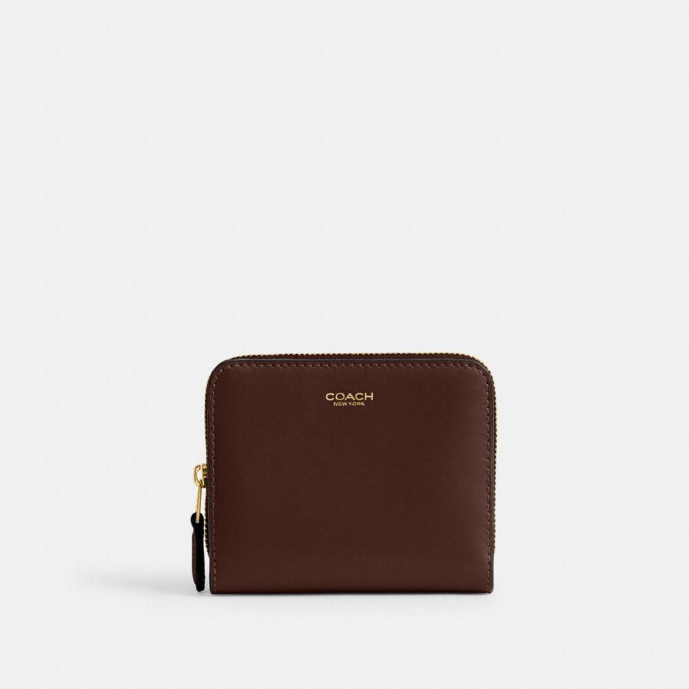Coach New York Billfold Wallet Brass Maple