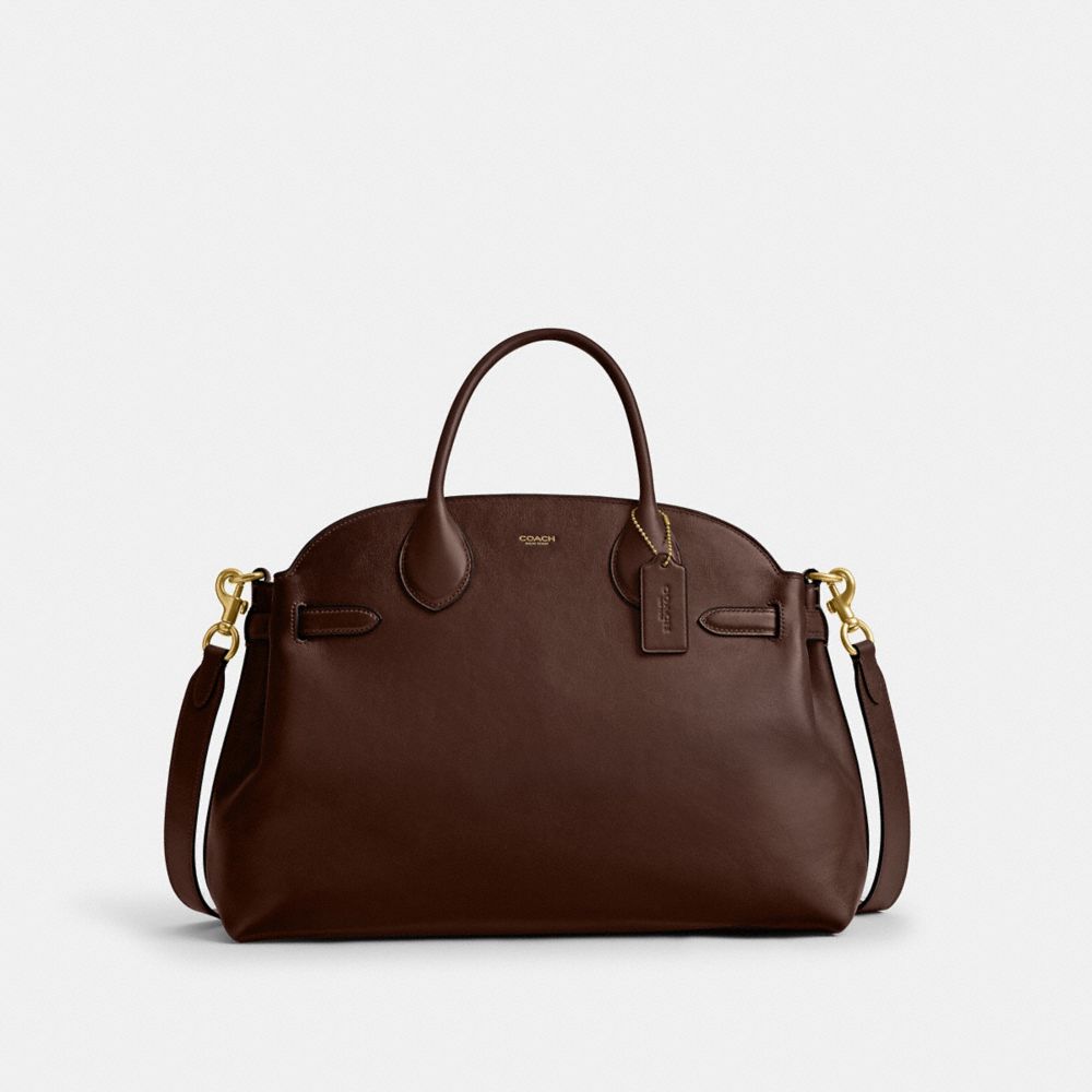 Coach Soft Empire Carryall Bag 40 Brass Maple