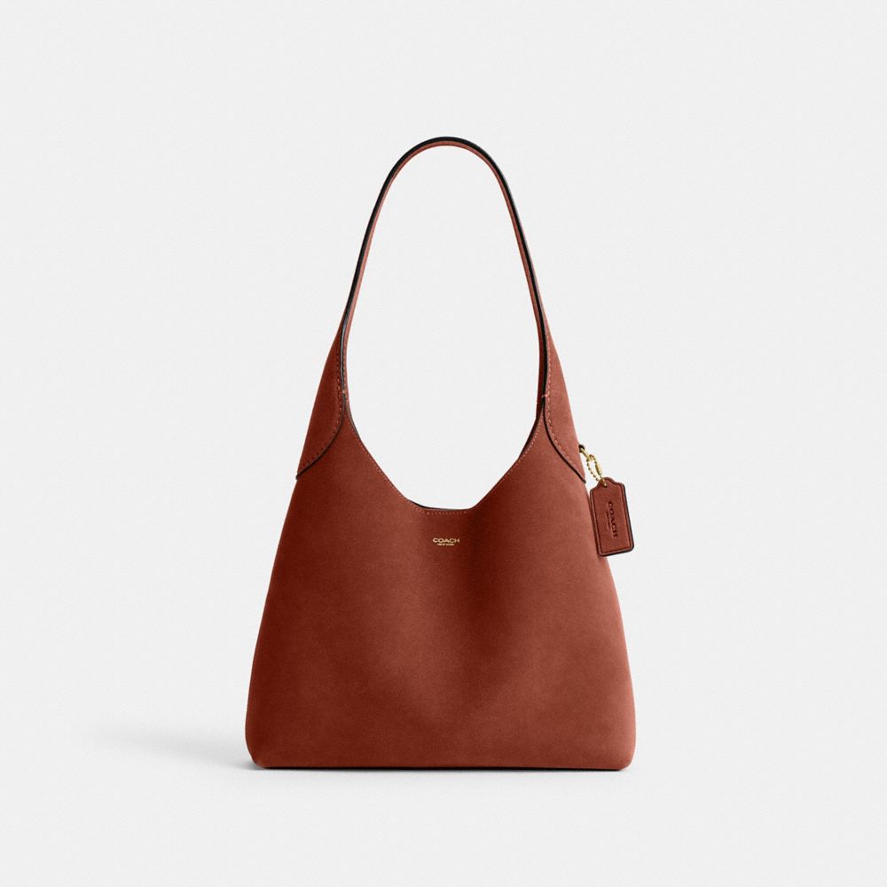 Coach Brooklyn Shoulder Bag 28 Brass Clay