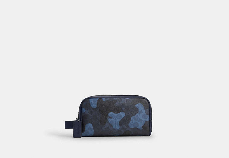 Small Travel Kit In Signature Camo Print