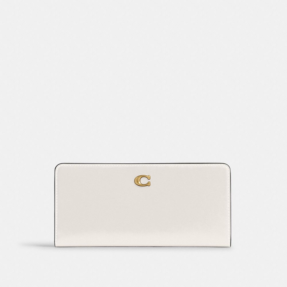 Coach Essential Slim Wallet Brass Chalk