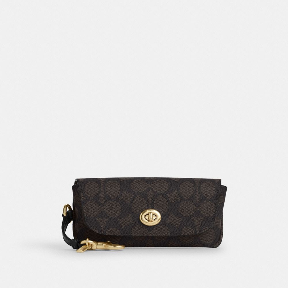 Sunglass Case In Signature Canvas