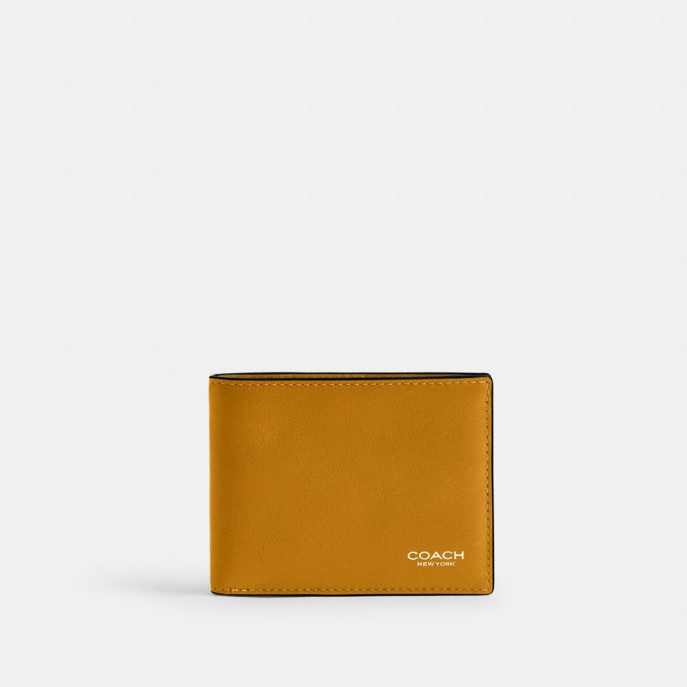 Coach Slim Billfold Wallet Honeycomb