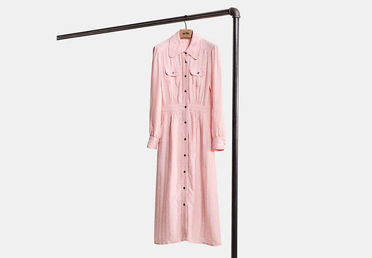Restored Long Striped Viscose Dress