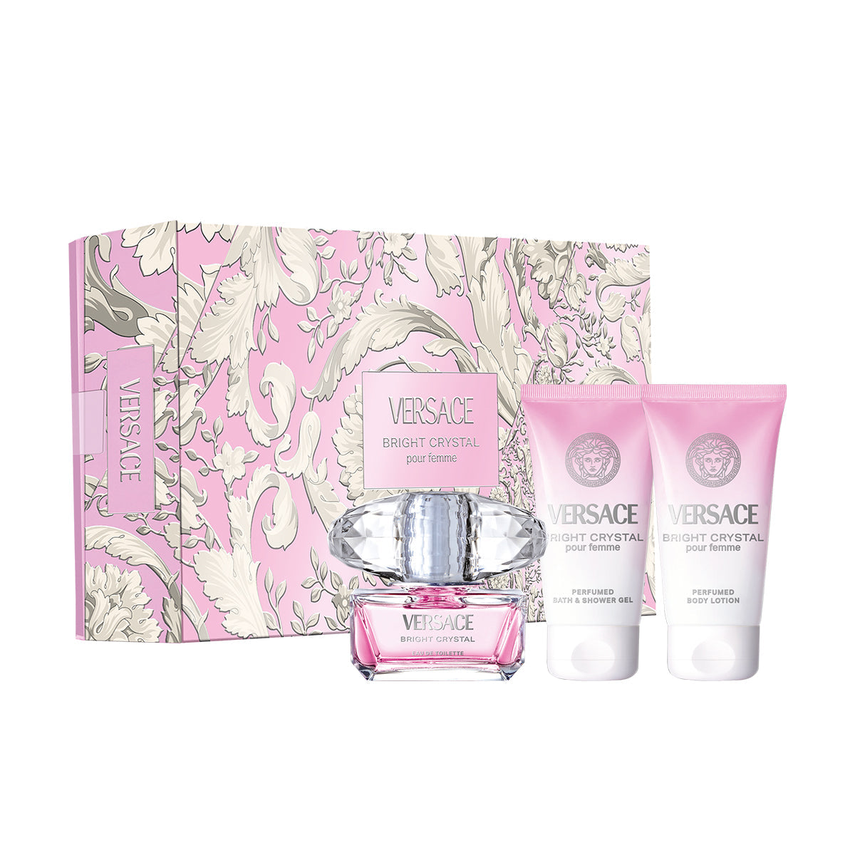 Versace Crystal Diamond Women S Light Perfume Set Eau De Toilette 30Ml 5Ml 50Ml 5Ml 69274008