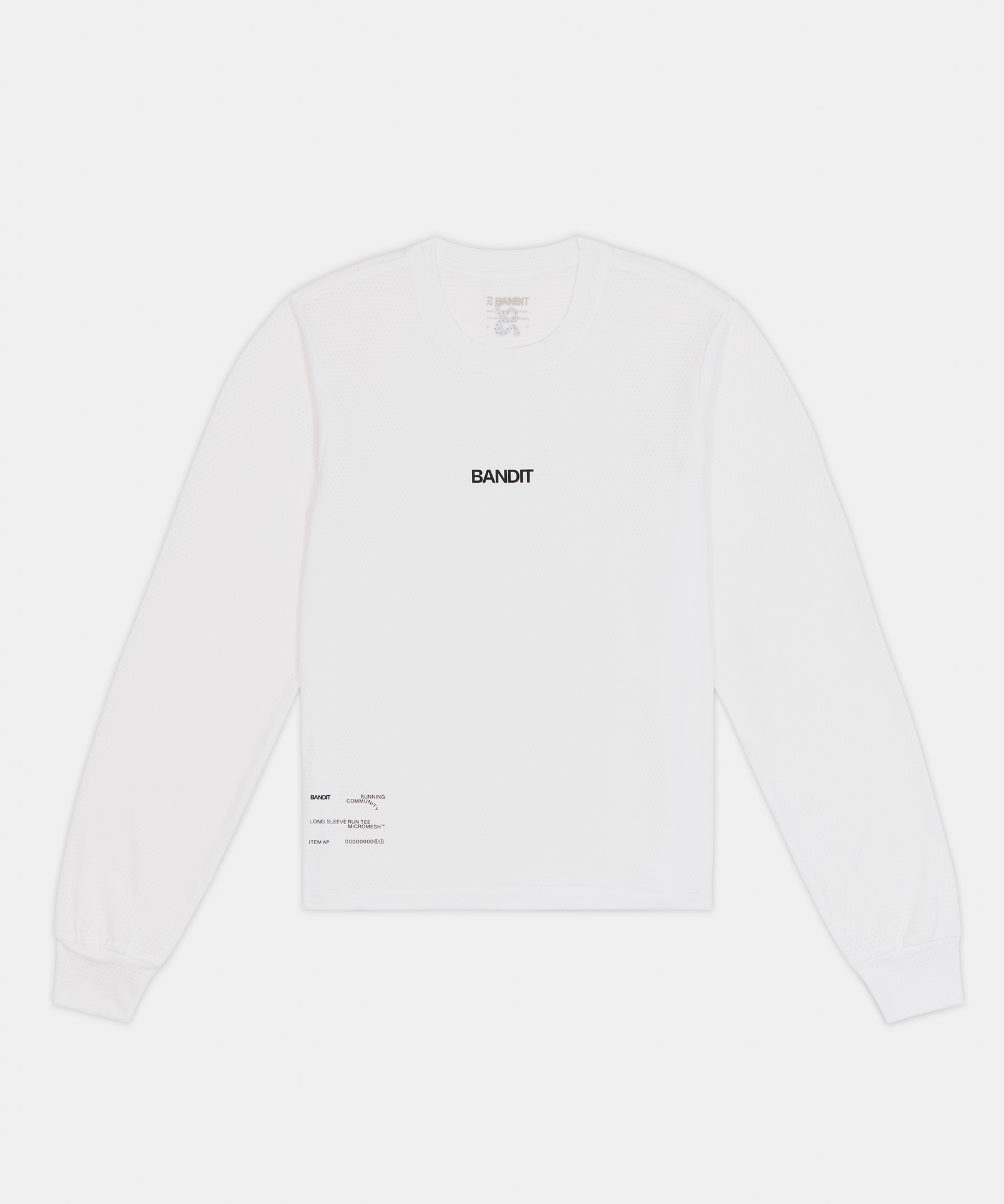 Bandit Womens Micromesh Long Sleeve White
