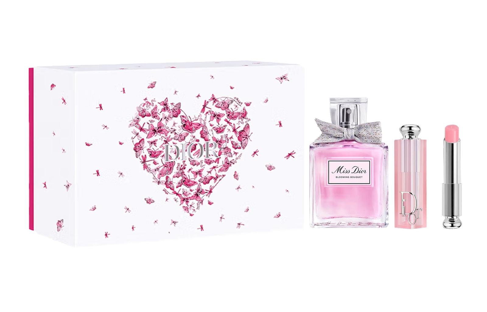 Dior Floral Moisturizing Lip Box Perfume Sets Eau De Toilette Peony White Musk 50Ml 3 2G