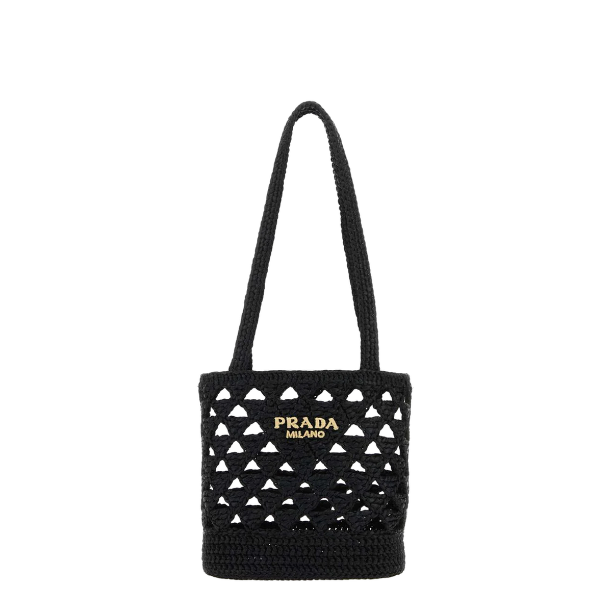Crochet Tote Bag - Nero