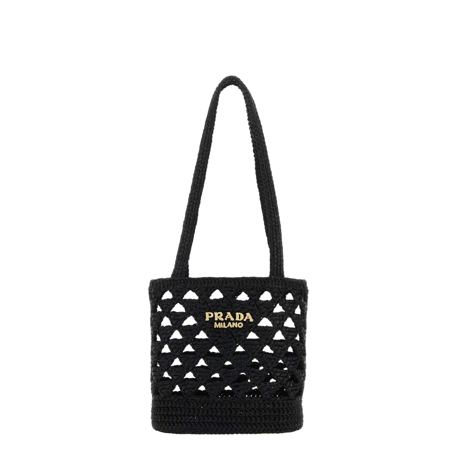 Crochet Tote Bag - Nero
