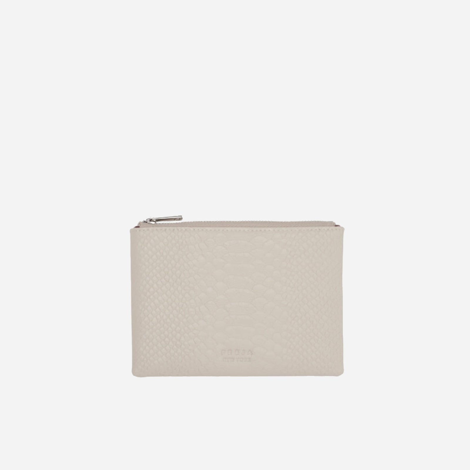 Freja Zip Pouch 7 Oat Croc