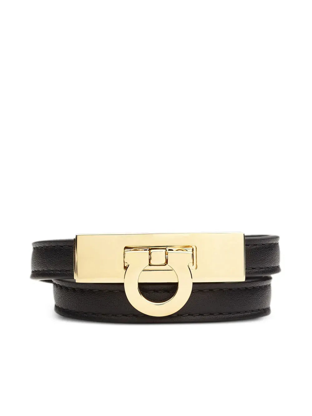 Gancini double twist bracelet