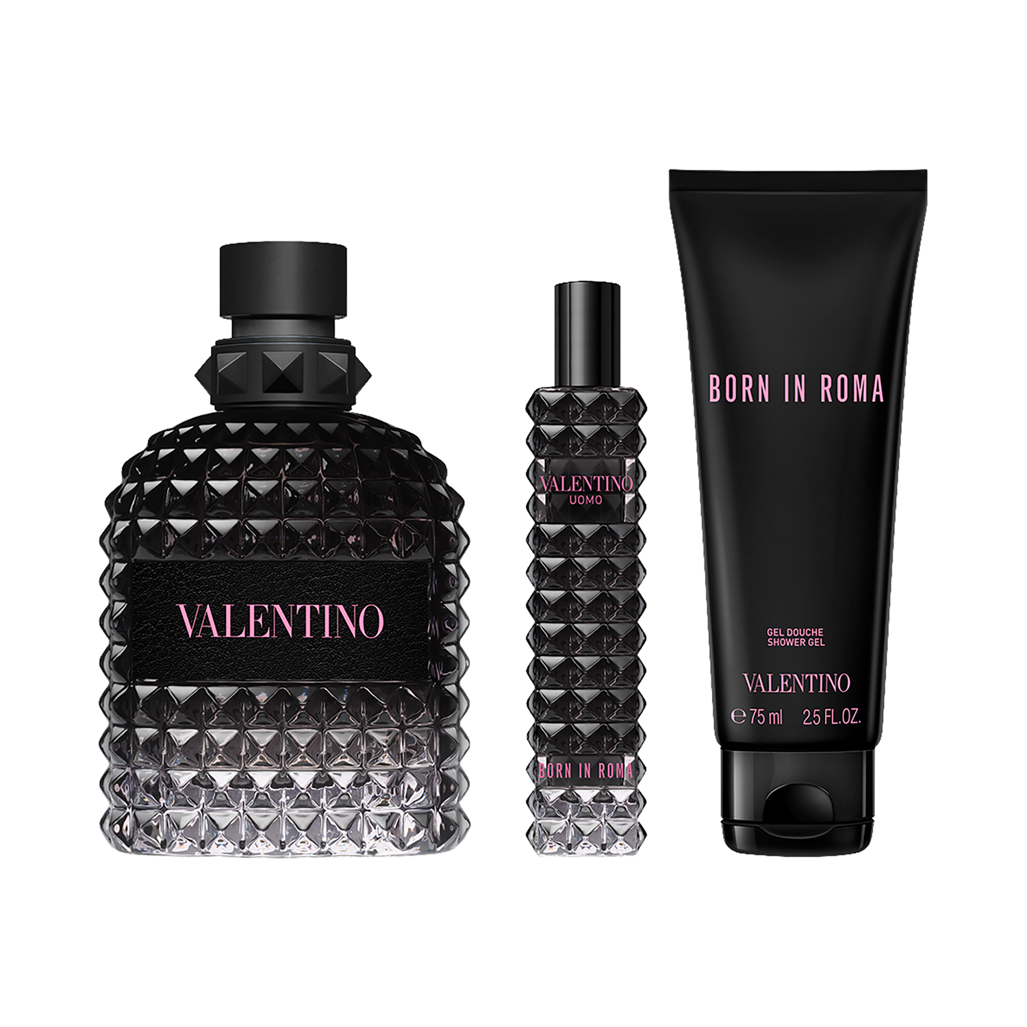 Valentino Born In Roma Uomo EDP and Shower Gel Gift Set (3 pcs) - Valentino