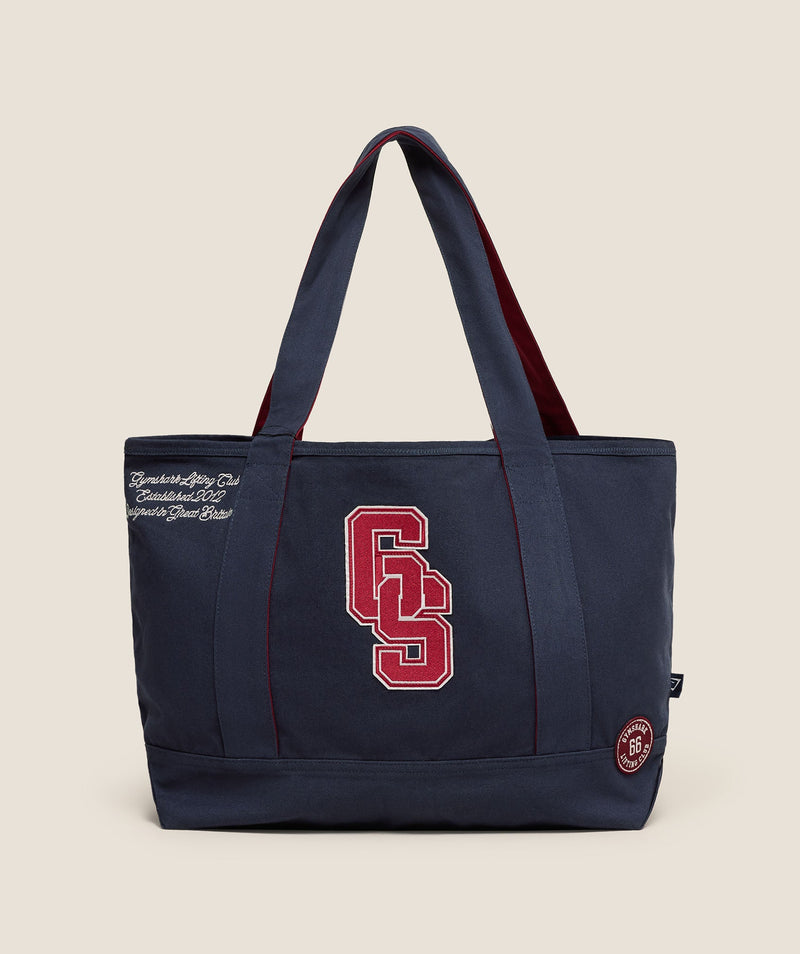 Gymshark Collegiate Tote Bag Heavy Blue